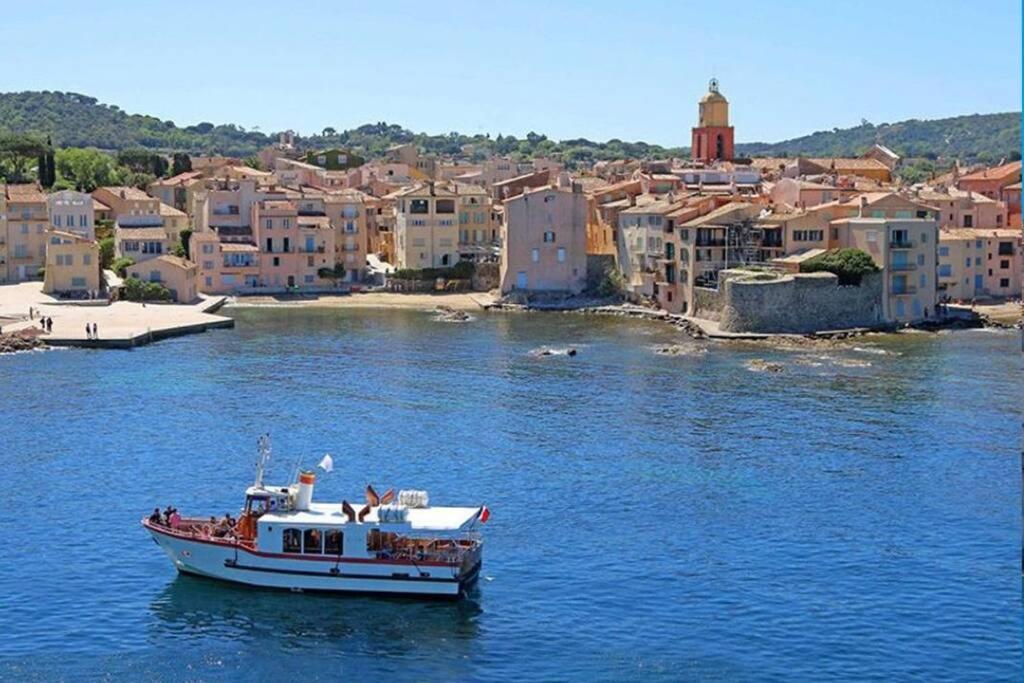 2 Bedrooms, 15 Min Walk To Beach, Ac, Pool & Fiber Internet In A Quiet, Private Gated Domain 5Kms To St Tropez Cogolin Εξωτερικό φωτογραφία
